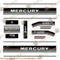 Mercury 1986-1988 175HP Black Max Outboard Engine Decals