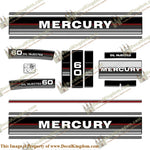 Mercury 1986-1988 60hp Outboard Decals