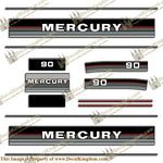 Mercury 1986-1988 90hp Outboard Decals