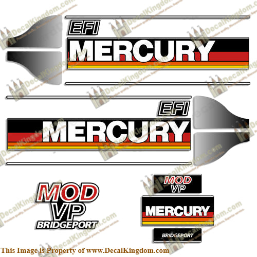 Mercury 1986-1995 2.4 Litre MOD VP Bridgeport Decals