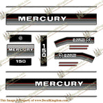 Mercury 1986 150HP Outboard Engine Decals
