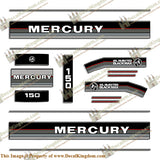 Mercury 1986 - 1988 Outboard Decal Kit (Multiple Sizes Available)