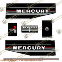 Mercury 1987 8HP Outboard Engine Decals