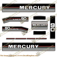 Mercury 1988 90HP Outboard Engine Decals