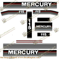 Mercury 1989 - 1990 Outboard Decal Kit (Multiple Sizes Available)