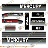 Mercury 1989 - 1990 Outboard Decal Kit (Multiple Sizes Available)