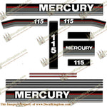 Mercury 1990 115HP Outboard Decals