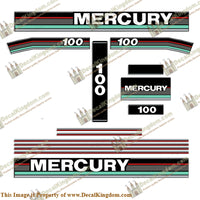 Mercury 1991 100HP Outboard Engine Decal
