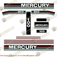 Mercury 1991 - 1992 Outboard Decal Kit (Multiple Sizes Available)