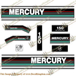 Mercury 1991 150hp Outboard Decals