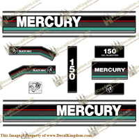 Mercury 1991 150hp Outboard Decals