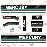 Mercury 1991 - 1992 Outboard Decal Kit (Multiple Sizes Available)