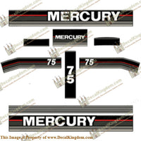 Mercury 1991 75hp Outboard Decals