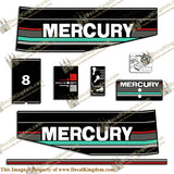 Mercury 1991 - 1992 Outboard Decal Kit (Multiple Sizes Available)