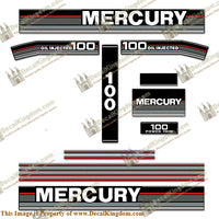 Mercury 1992 100HP Outboard Decals