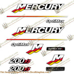 Mercury 200XS Racing Decal Kit - 2003 - 2004