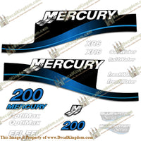 Mercury 200hp Decal Kit - 1999-2004 All Models Available (Blue) - Boat Decals from DecalKingdom Mercury 200hp Decal Kit - 1999-2004 All Models Available (Blue) outboard decal Mercury 200hp Decal Kit - 1999-2004 All Models Available (Blue) vintage decals