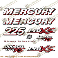 Mercury 225 Optimax ProXS Decal Kit