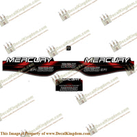 Mercury 225hp EFI Decals - 1994 - 1998 (Red)