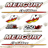 Mercury 250XS Optimax Decal Kit - 2007 - 2009