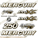 Mercury 250hp ProXS Decal Kit - Gold