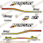 Mercury 2.5L - 3.0L Drag Racing Decal Kit