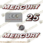 Mercury 25hp FourStroke EFI Decal Kit - 2006