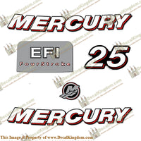 Mercury 25hp FourStroke EFI Decal Kit - 2006