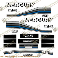 Mercury 260hp Racing 2.5L Decal Kit - Custom Blue