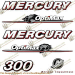Mercury 300hp Optimax Decal Kit 2007 - 2012