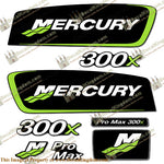 Mercury 300x ProMax Decals - Lime Green