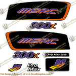 Mercury 300x ProMax Decals - Purple/Orange