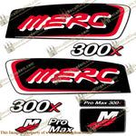 Mercury 300x ProMax Decals - Red/White
