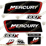 Mercury 300x ProMax Decals - Red