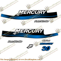 Mercury 30hp Four Stroke Decal Kit 1999-2006 (Blue)