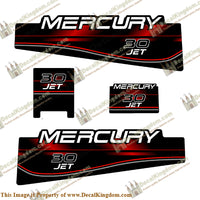 Mercury 30hp JET Decal Kit - 1994 - 1998