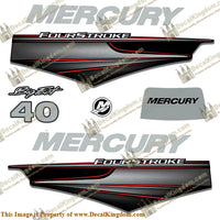 Mercury 40hp BigFoot FourStroke Decals - 2013+