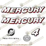 Mercury 4hp Fourstroke Decal Kit