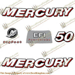 Mercury 50hp 4-Stroke EFI Decal Kit - 2006