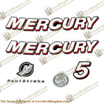 Mercury 5hp Fourstroke Decal Kit