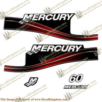 Mercury 60hp 2 Stroke Decal Kit 2005 - 2009