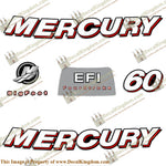 Mercury 60hp 4-Stroke EFI Decal Kit - 2006