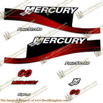 Mercury 60hp FourStroke Decals (Red) - Early 2000