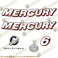 Mercury 6hp Fourstroke Decal Kit