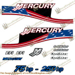 Mercury 75hp - 250hp Decals - Custom Flag