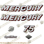 Mercury 75hp "Optimax" Decals - 2006