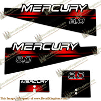 Mercury 8.0hp Decal Kit - 1994 - 1998