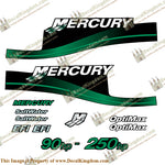 Mercury 90hp - 250hp Decals - Custom Color Green