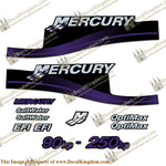 Mercury 90hp - 250hp Decals - Custom Color Purple