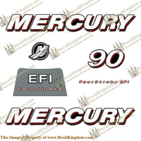 Mercury 90hp "FourStroke EFI" Decals - 2006-2012